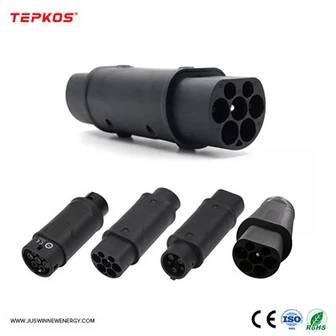 टेस्ला चार्जर से जे1772 के लिए एडाप्टर